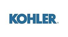 KOHLER logo in blue text on a white background.