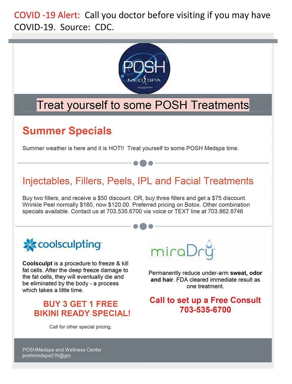 Summer specials