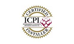Certified ICPI - Interlocking Concrete Pavement Institute