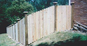 Durable wood fence