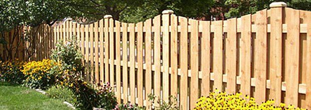 Quality wooden fence