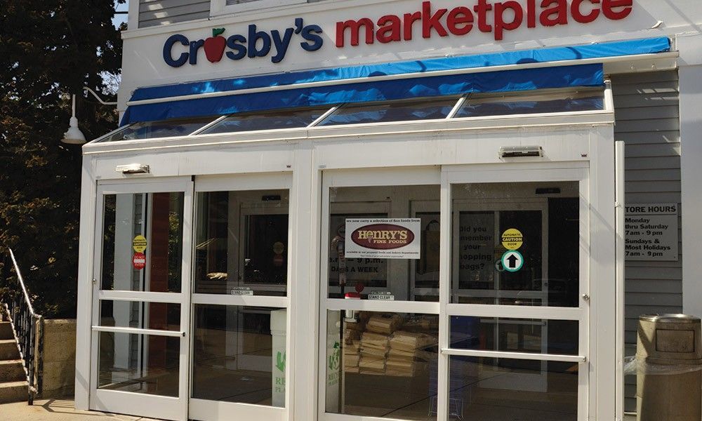 The outside of a crispy 's marketplace store