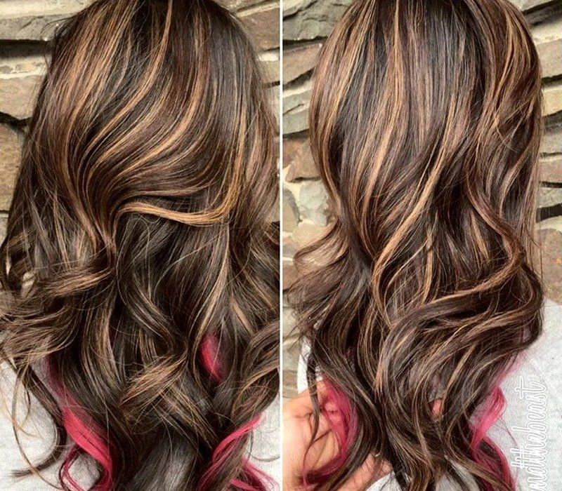 Hair cut and color