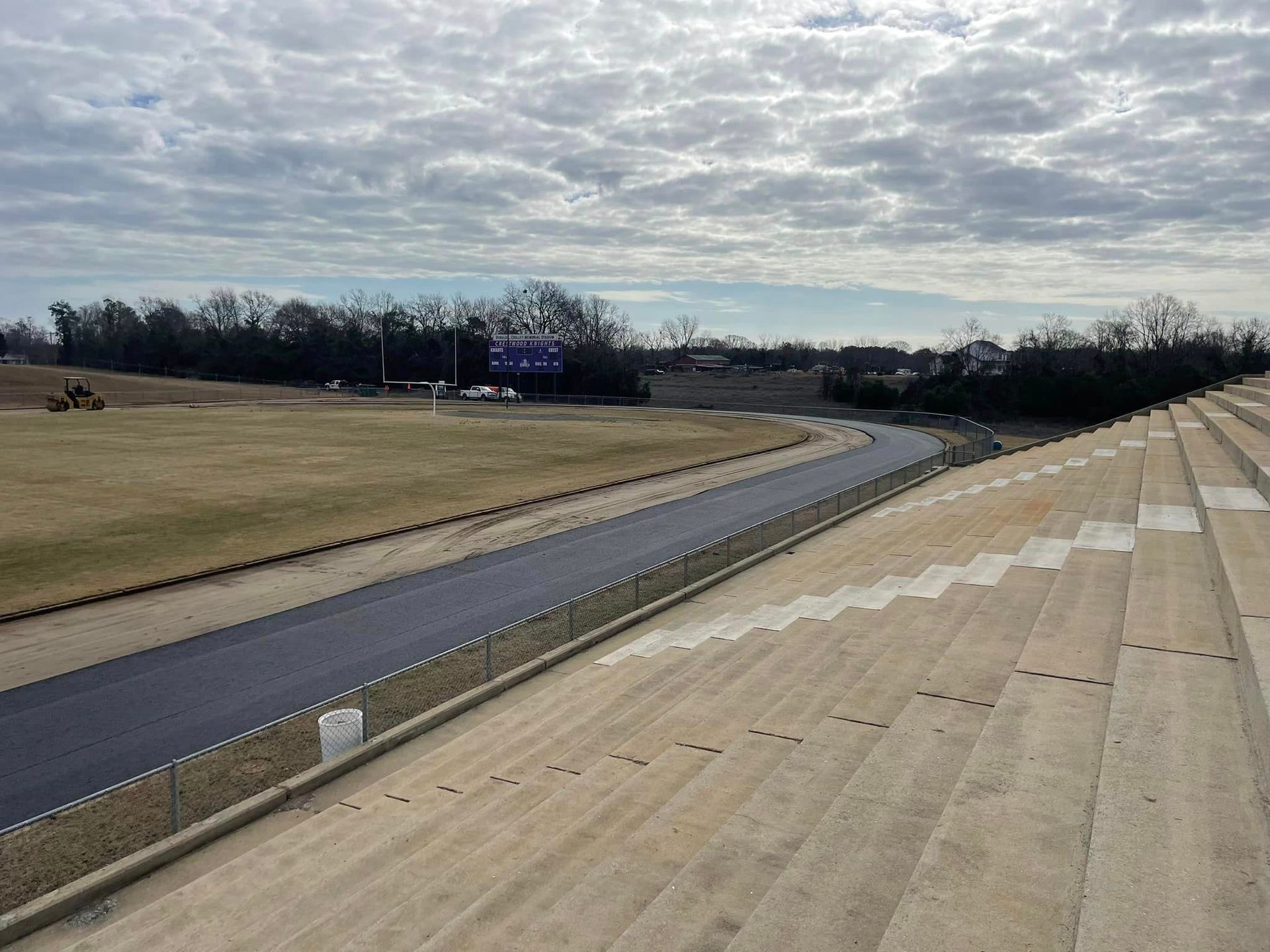 Rebuilding Crestwood High's race track