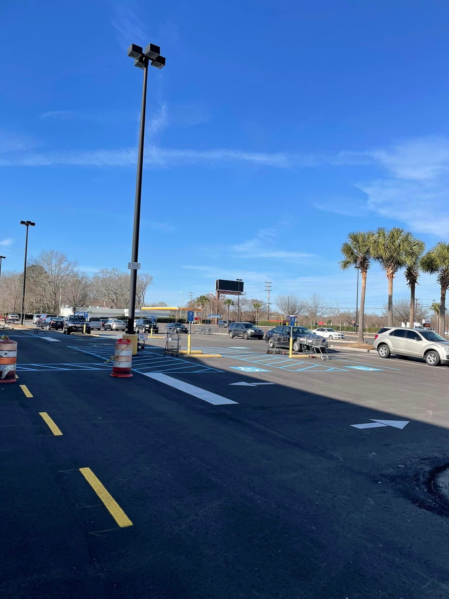 Food Lion parking lot project