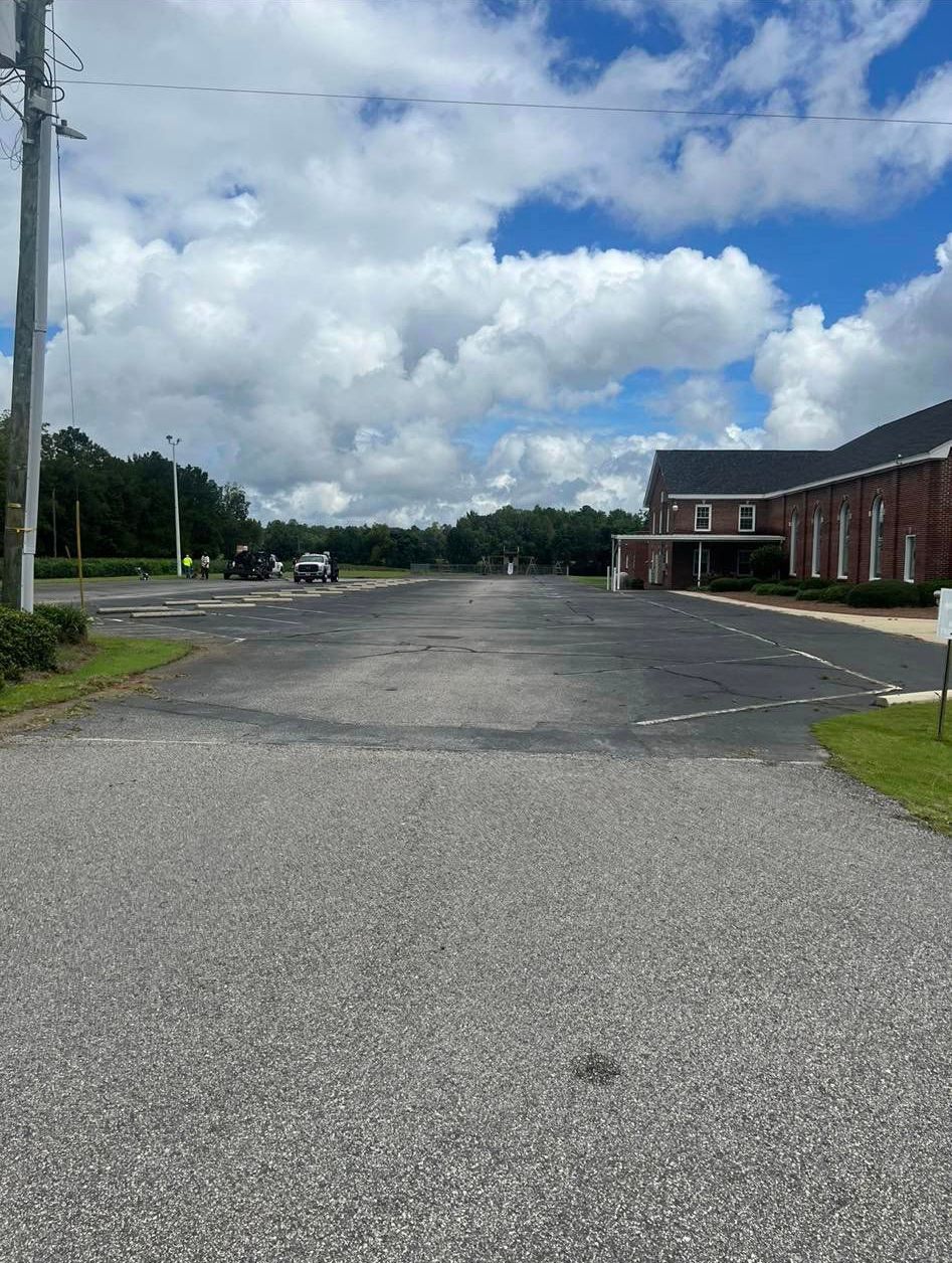 Union Baptist Church parking lot before