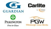 Guardian, Carlite, Pilkington, Pgw Logos