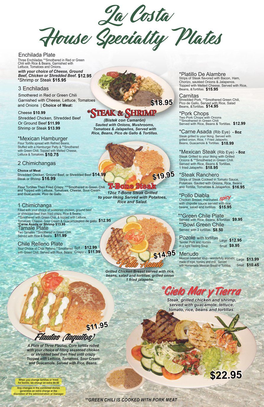 La Costa Authentic Mexican Food House Specialty Aurora, CO