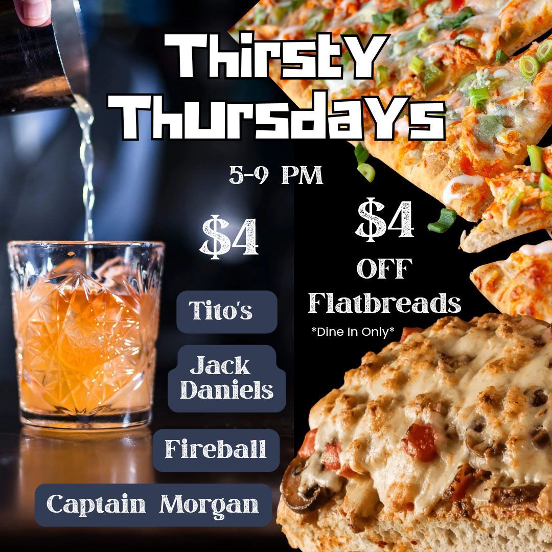 Bar Nine Thirsty Thursday special