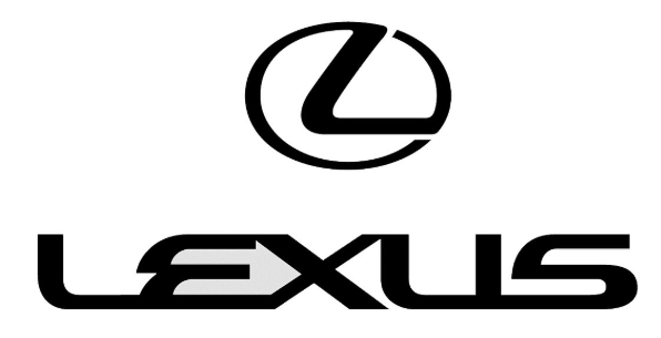 Lexus logo: a stylized L inside a circle above the word LEXUS in bold sans-serif font.