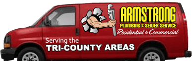 Armstrong Plumbing & Sewer Service van