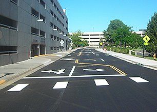 pavement markings