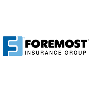 Foremost Insurance Group logo with blue icon and black text on white background