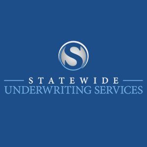 Statewide Underwriting Services logo on a blue background