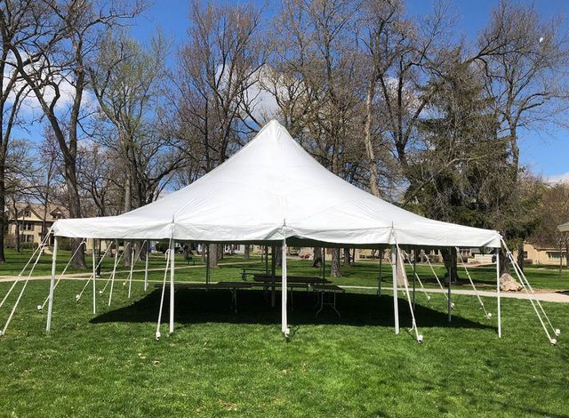 large white tent