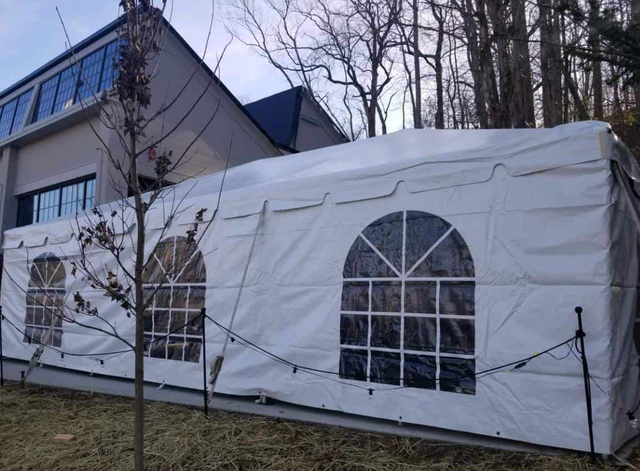 large white tent