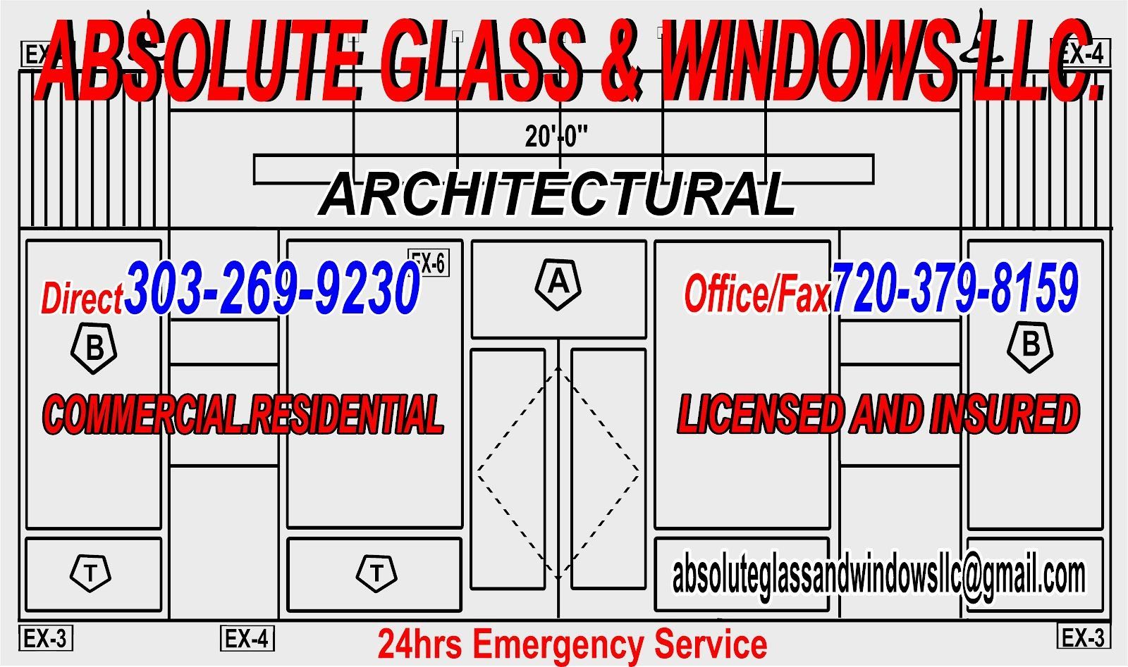 Absolute Glass & Windows LLC Logo