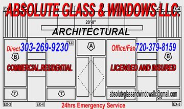 Absolute Glass & Windows LLC Logo