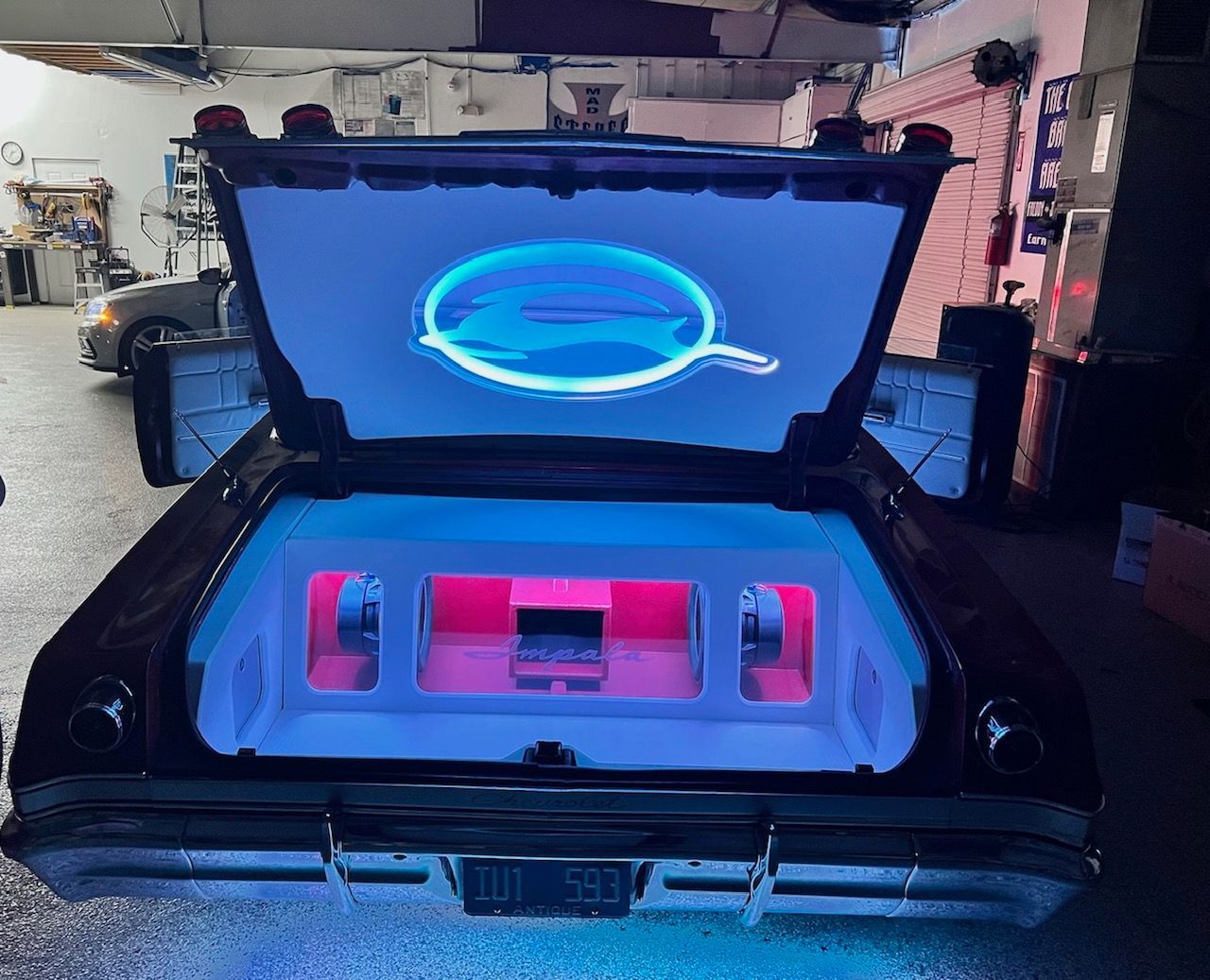 Car back audio system