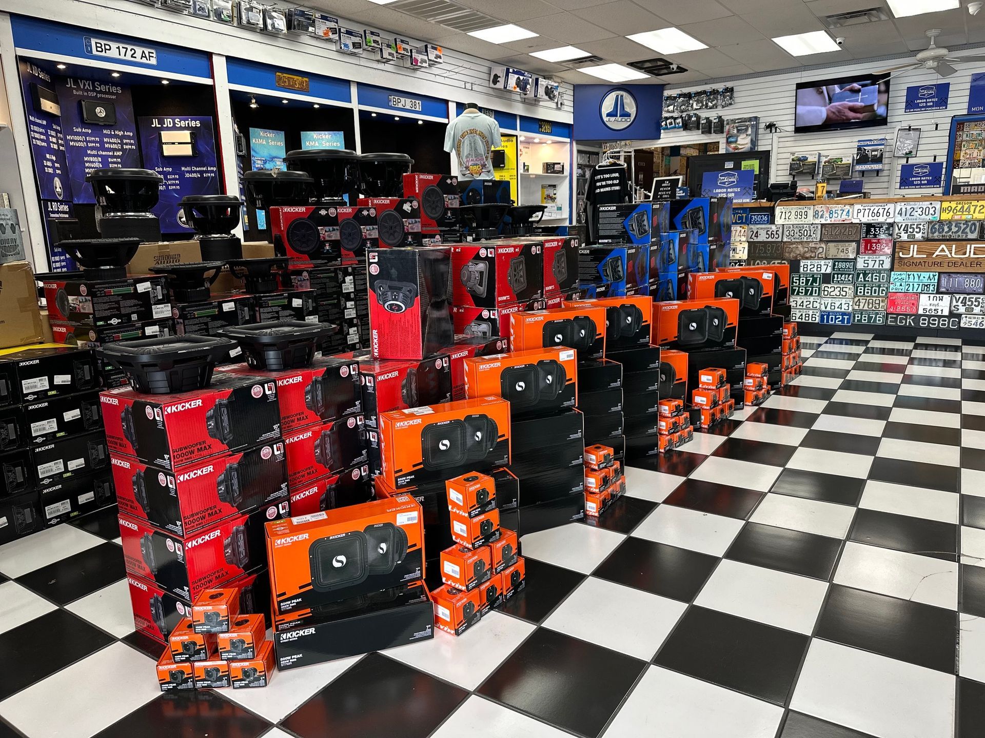 Speakers and amplifier