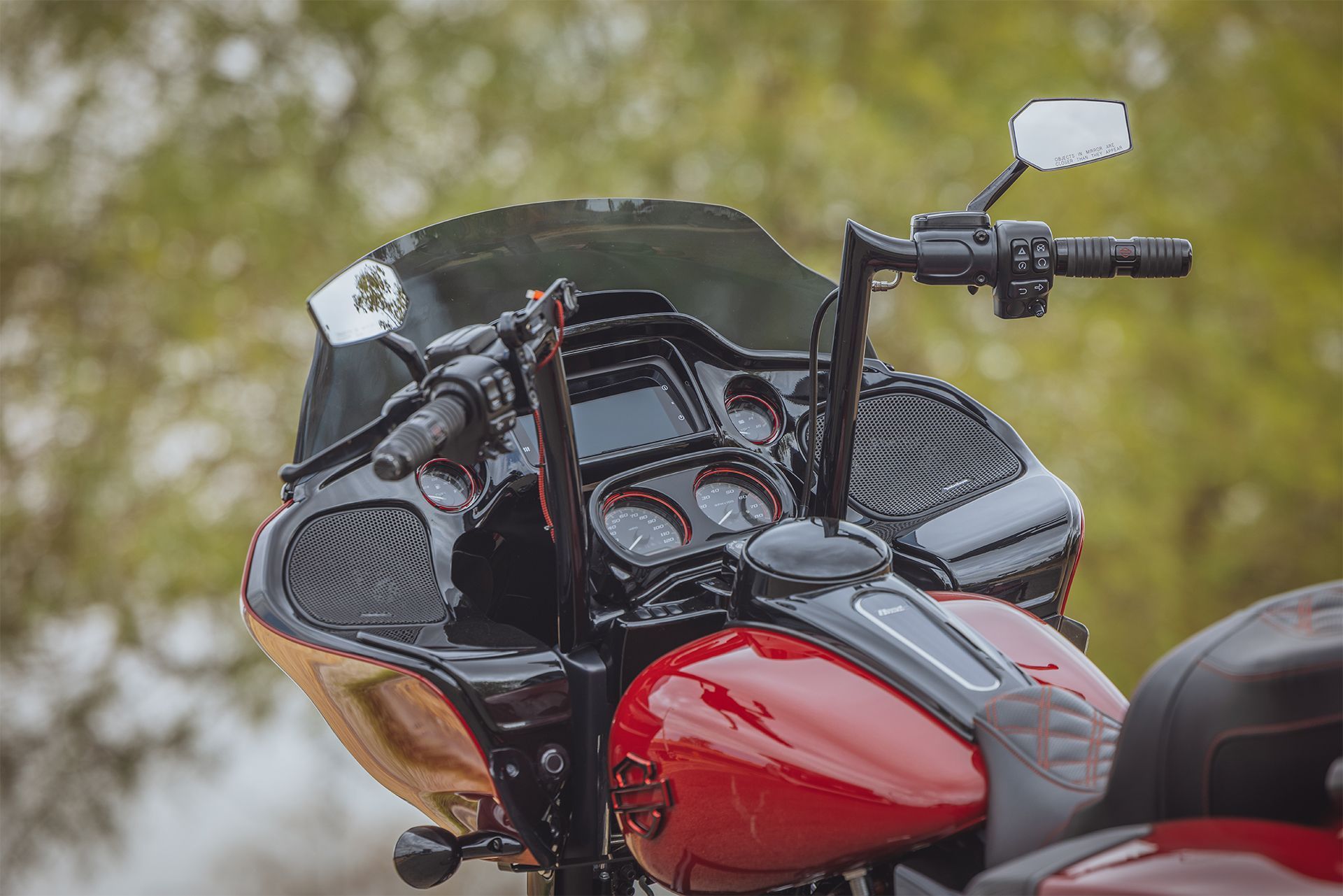 Harley Davidson audio screen