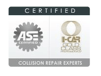 ASE Certified and I-CAR logos