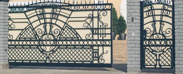 Ornamental fence and gate
