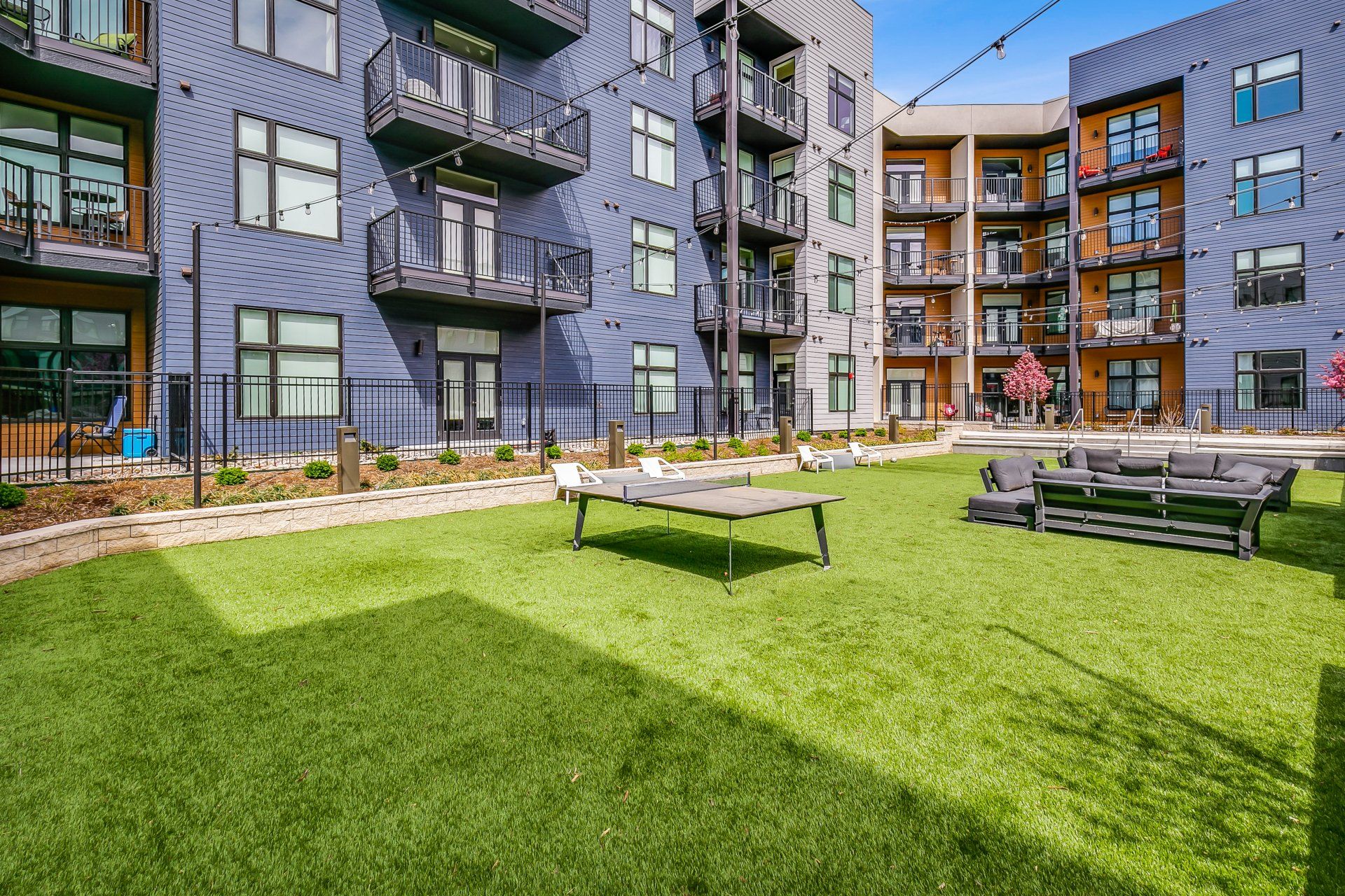 table tennis gray sofa outdoor