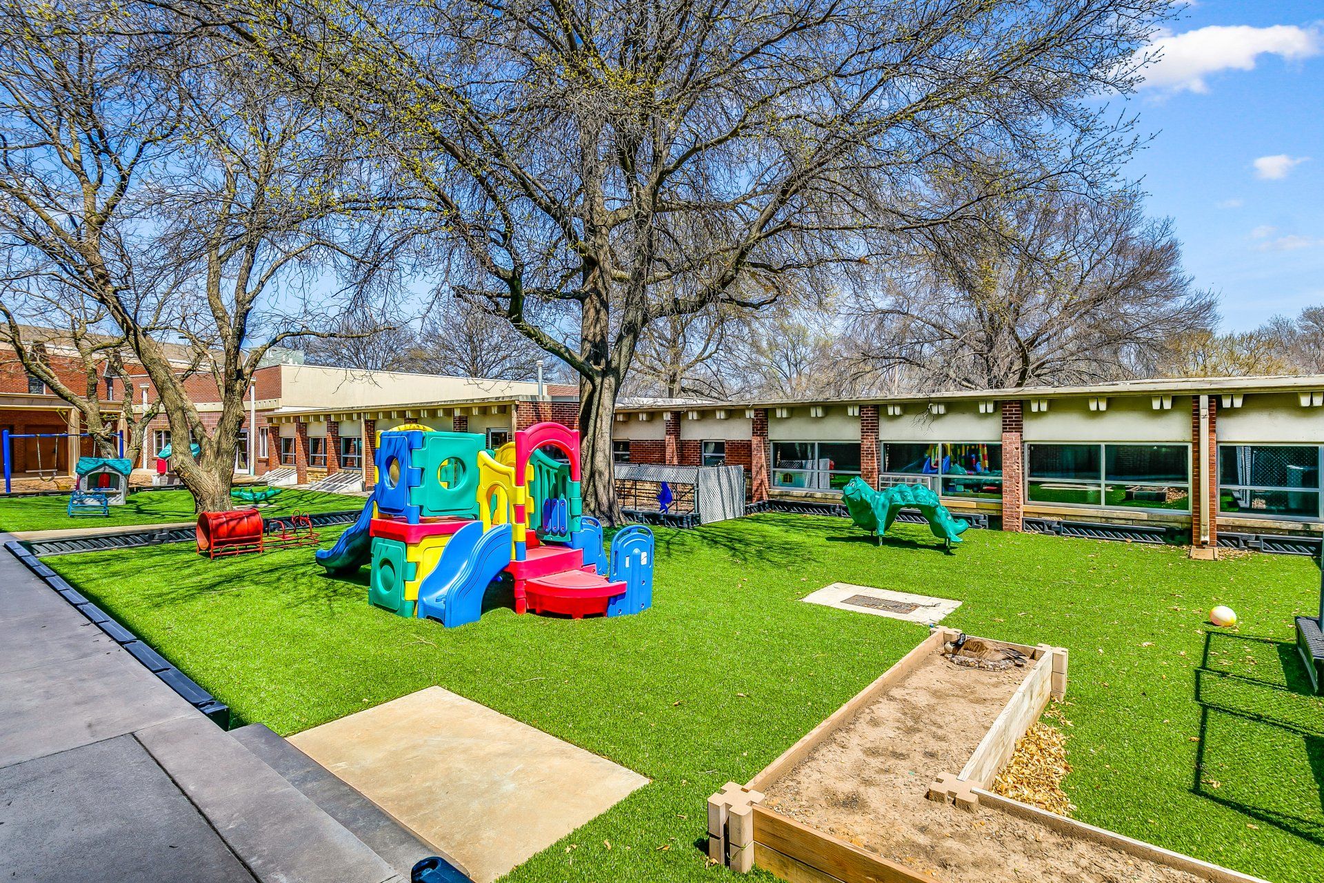 colorful mini playground
