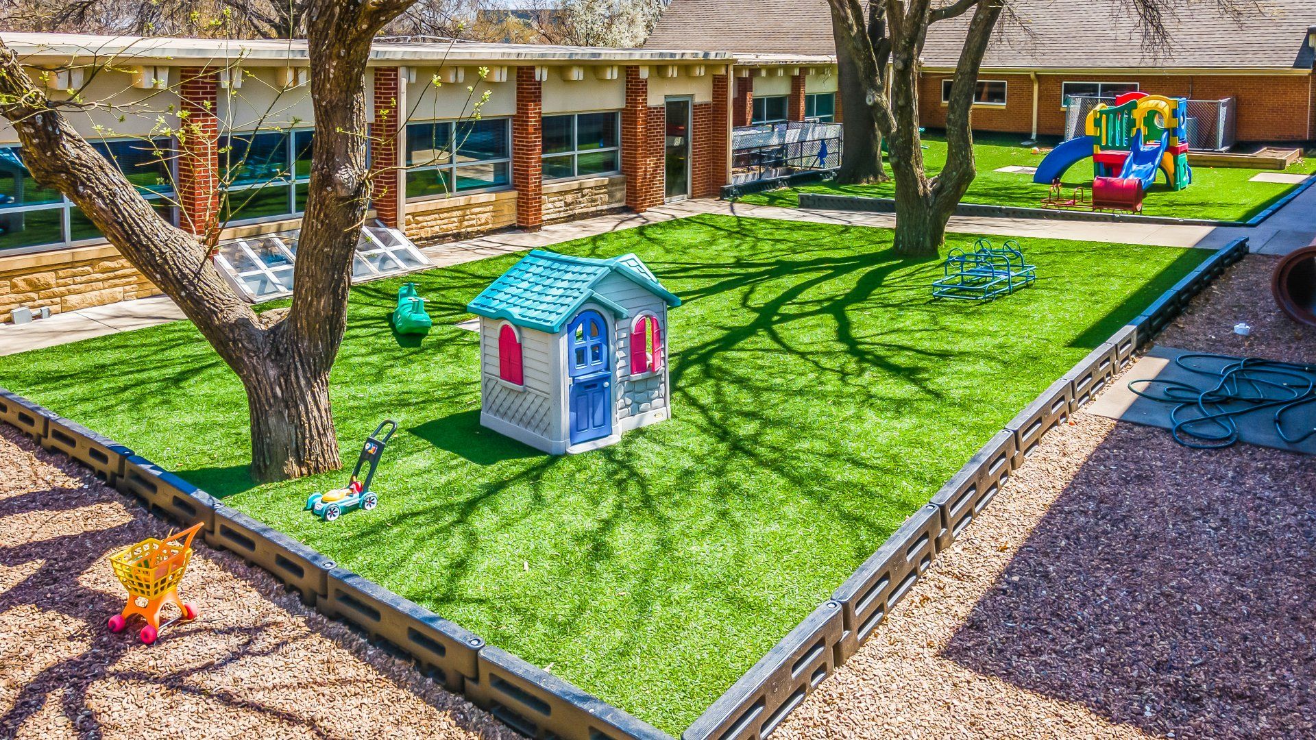 light blue play house