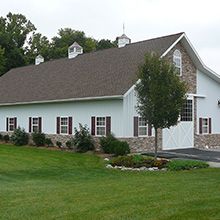 Horse barn