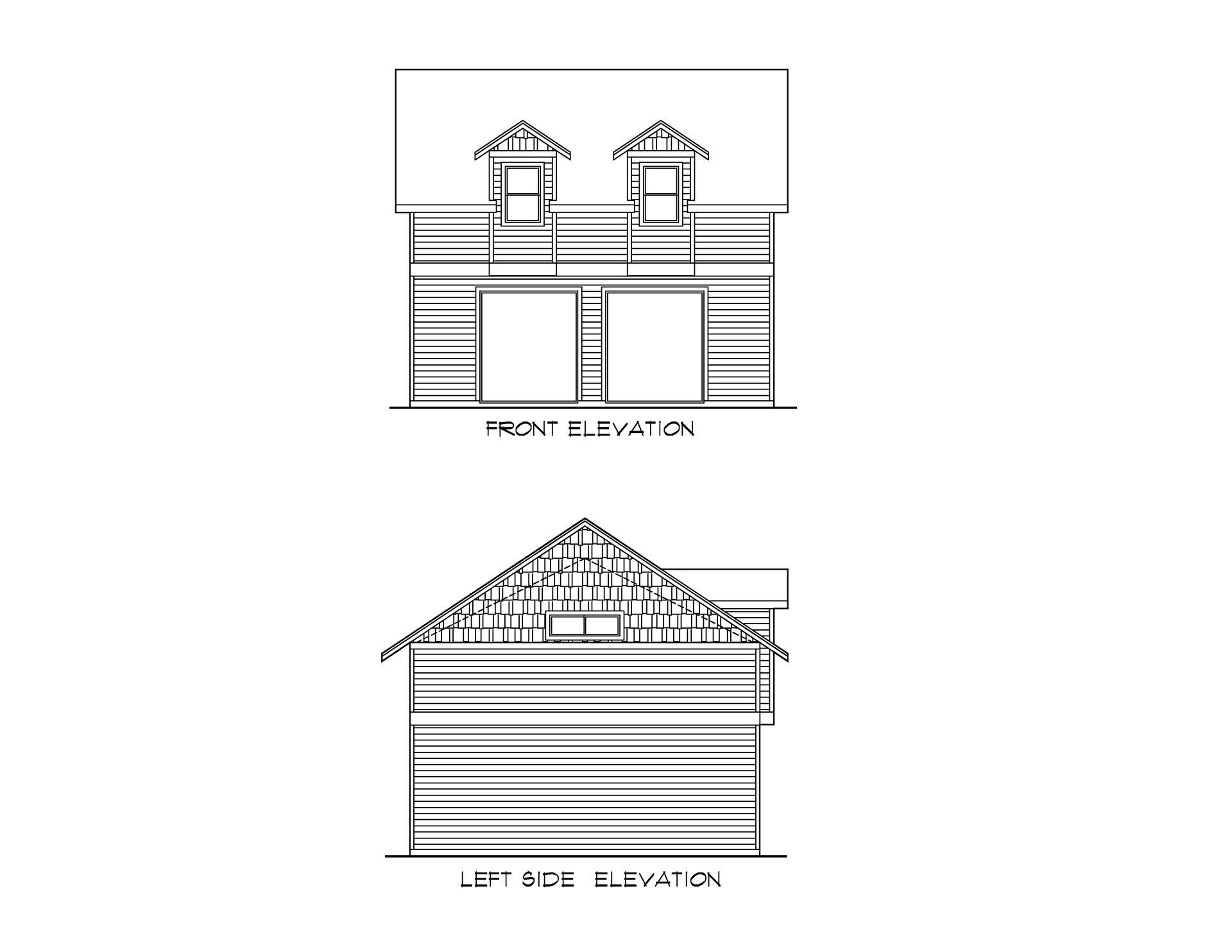 Front & Rear Elevation