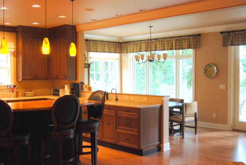 Spacious dining room