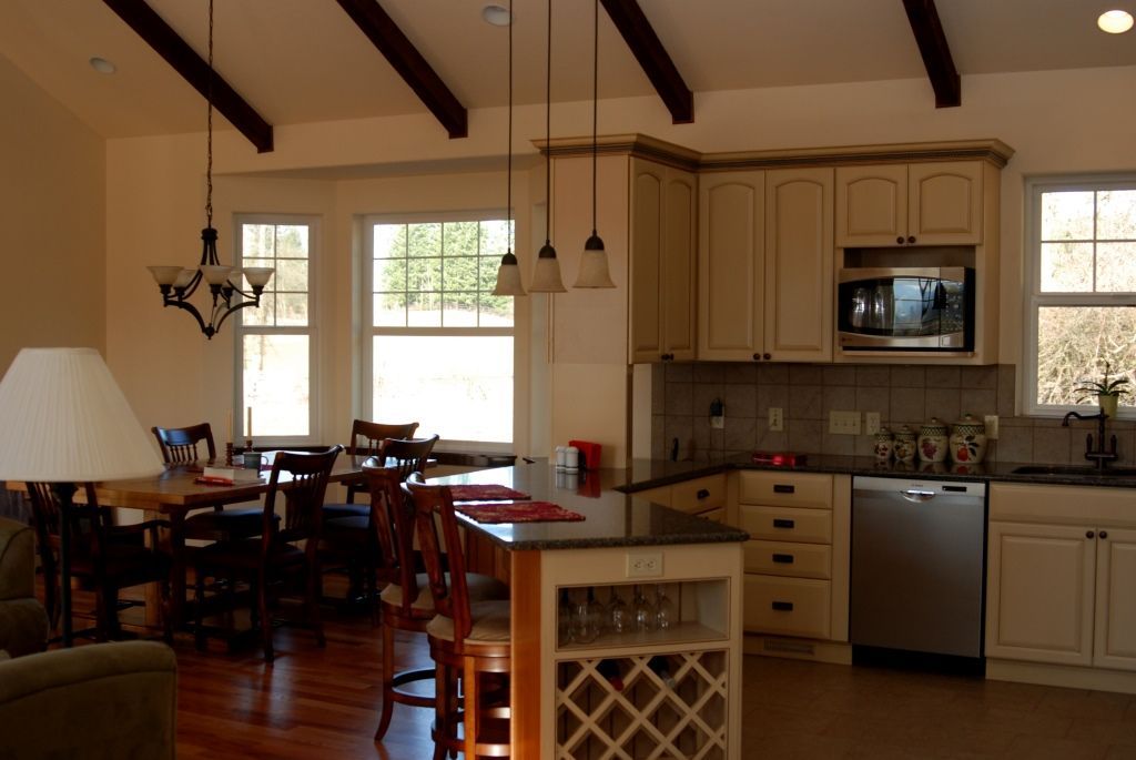 Spacious dining room