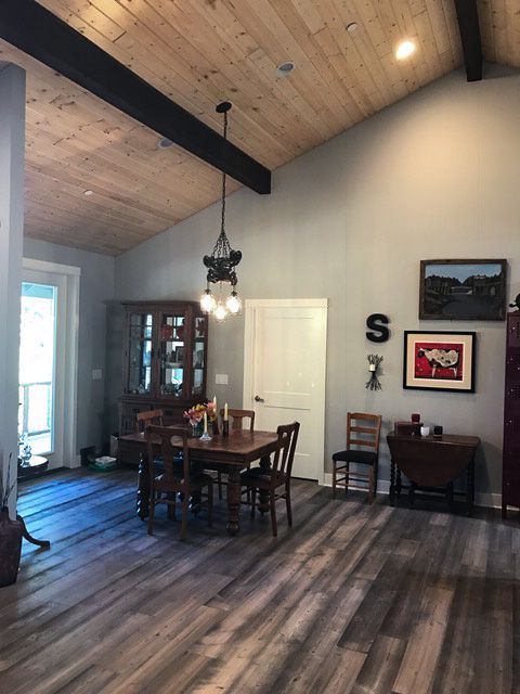 Spacious dining room