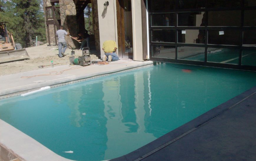 Pool deck