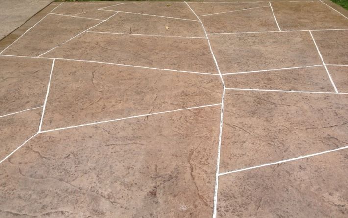 Stamped concrete