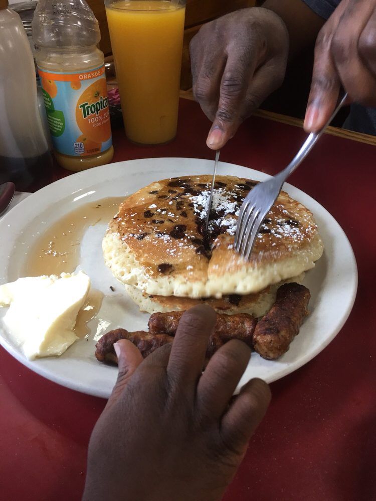 Chocolate chip pancake