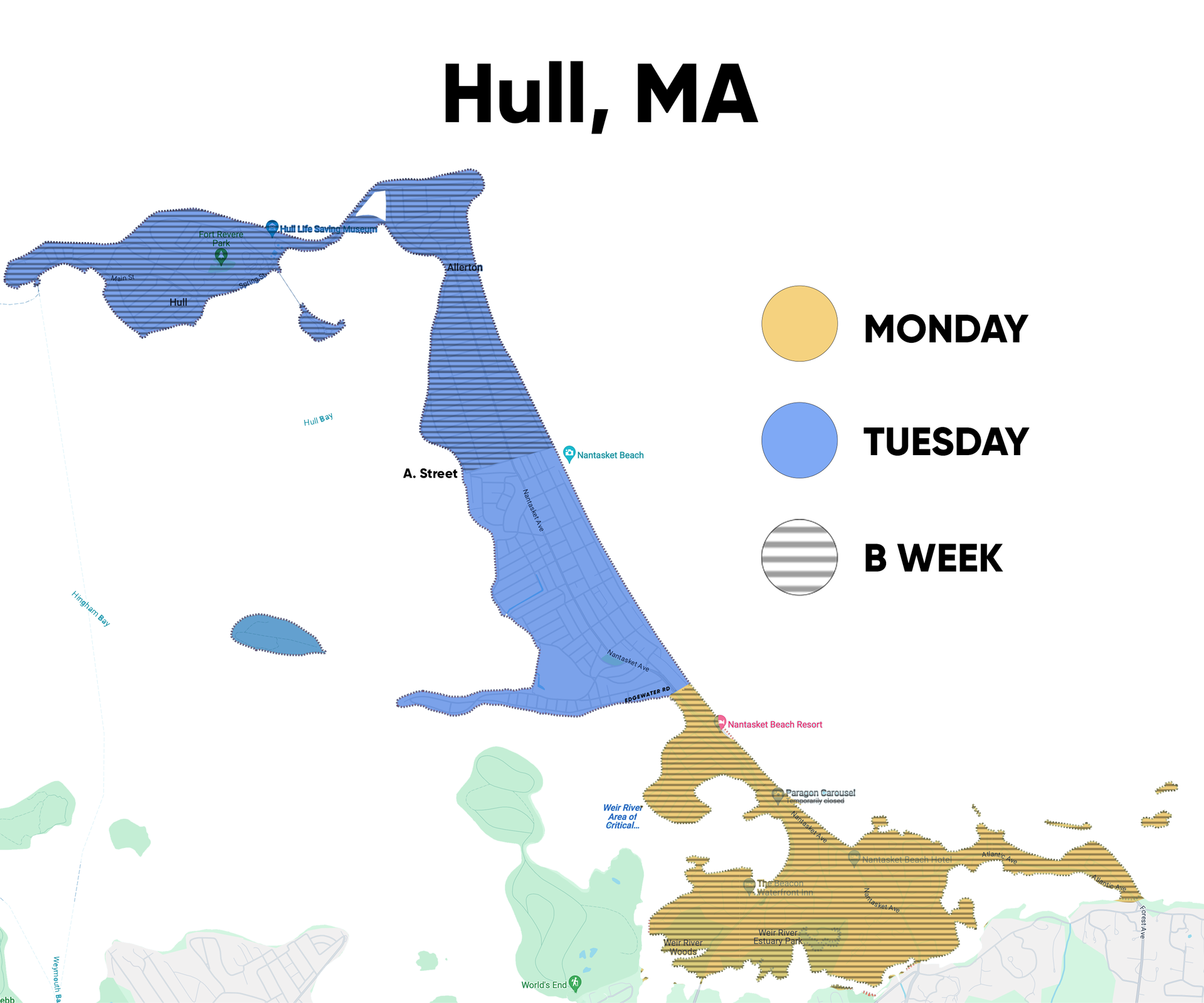 Hull, MA Map