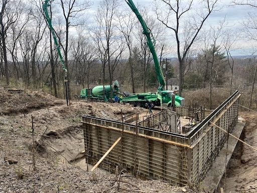 on going concrete foundation