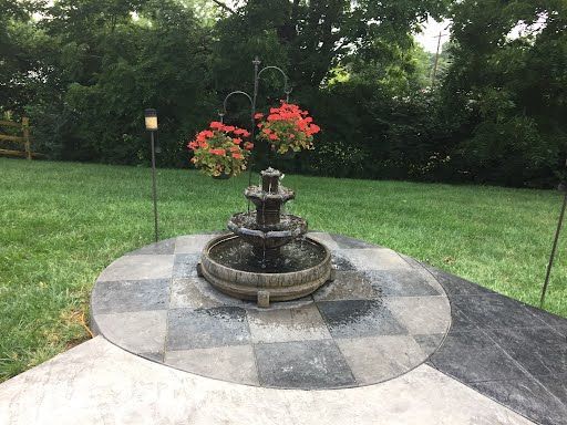 fountain paving