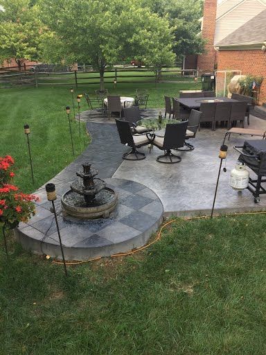 beautiful patio paving