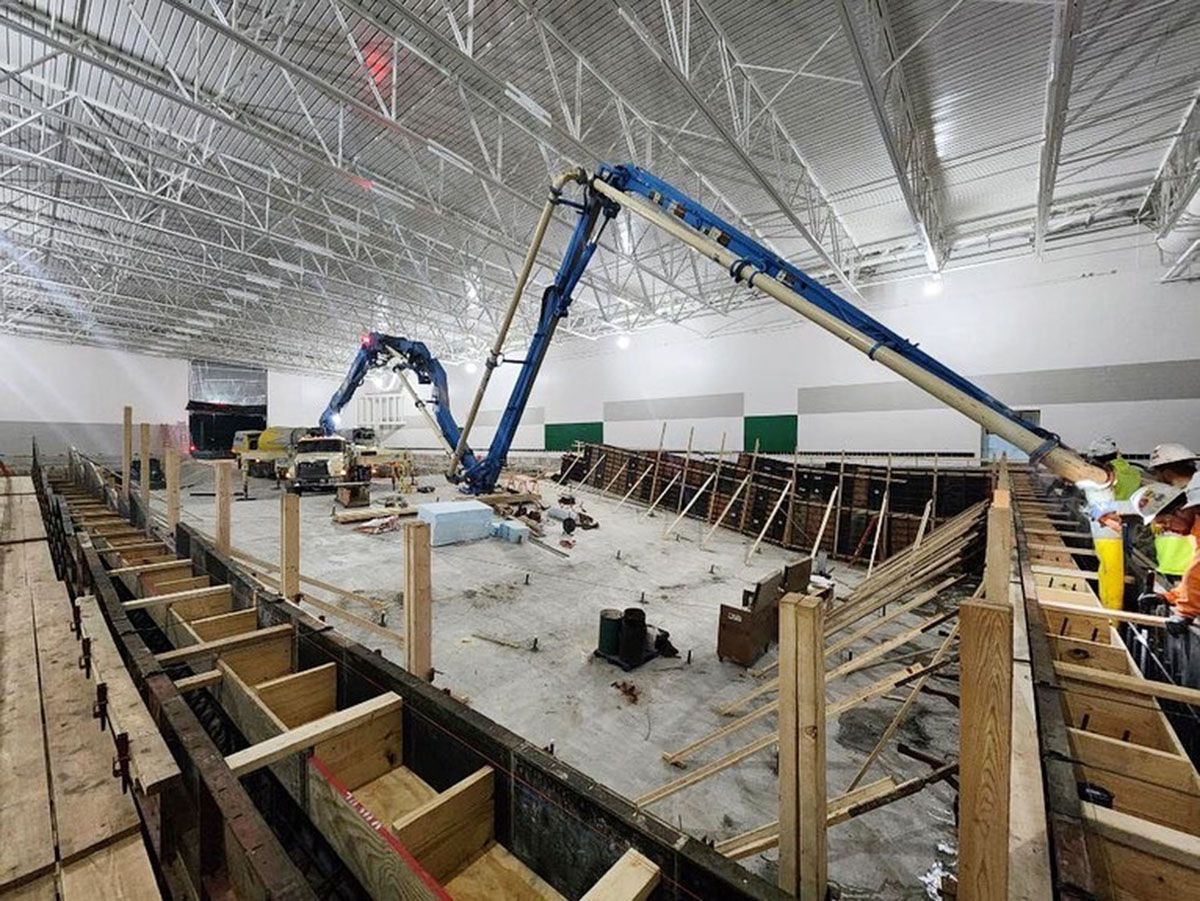 Lawrence North Pool Walls