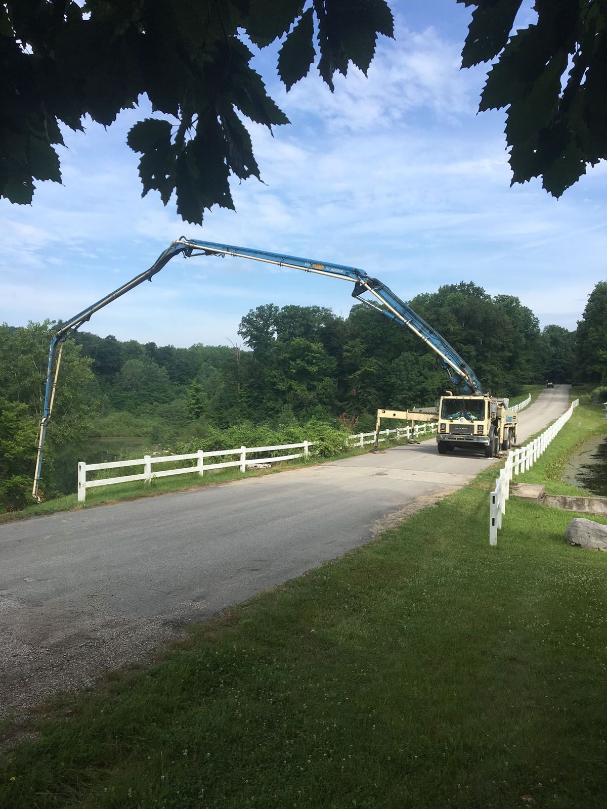 Pumping Grout to Secure Stone