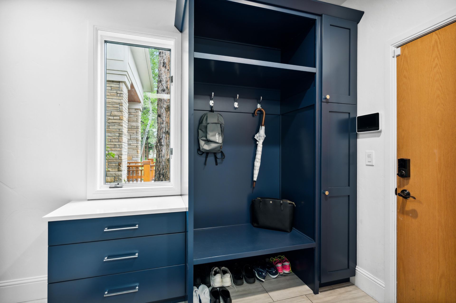 Mudroom area