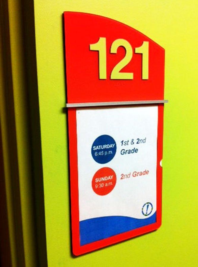 Classroom sign
