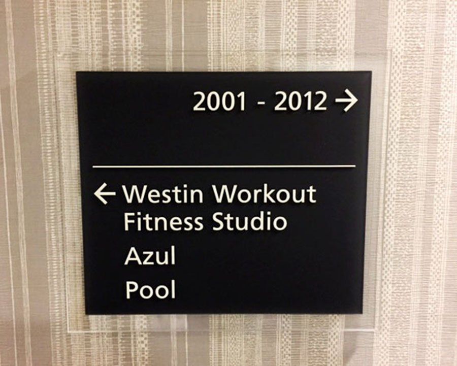 room sign