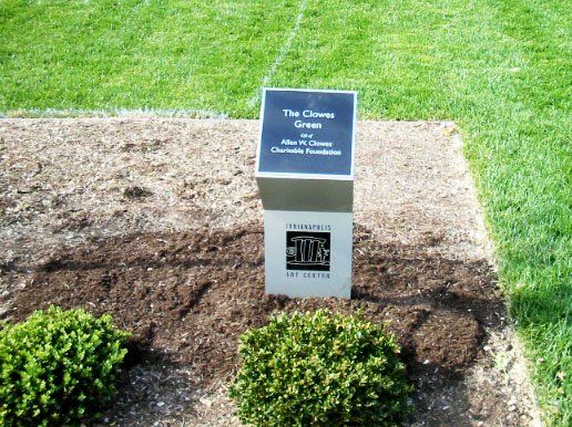 exterior free standing plaque