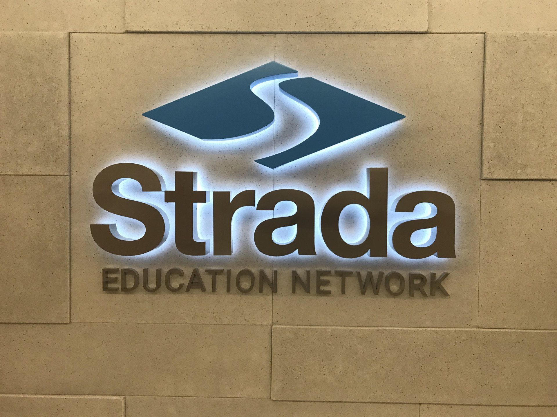 Interior dimensional signage