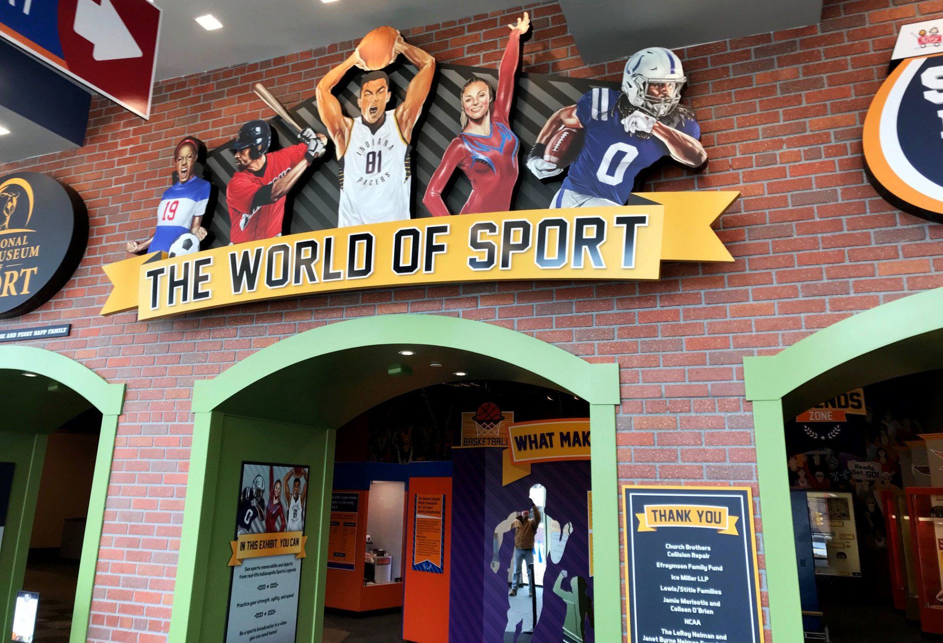 Interior dimensional signage